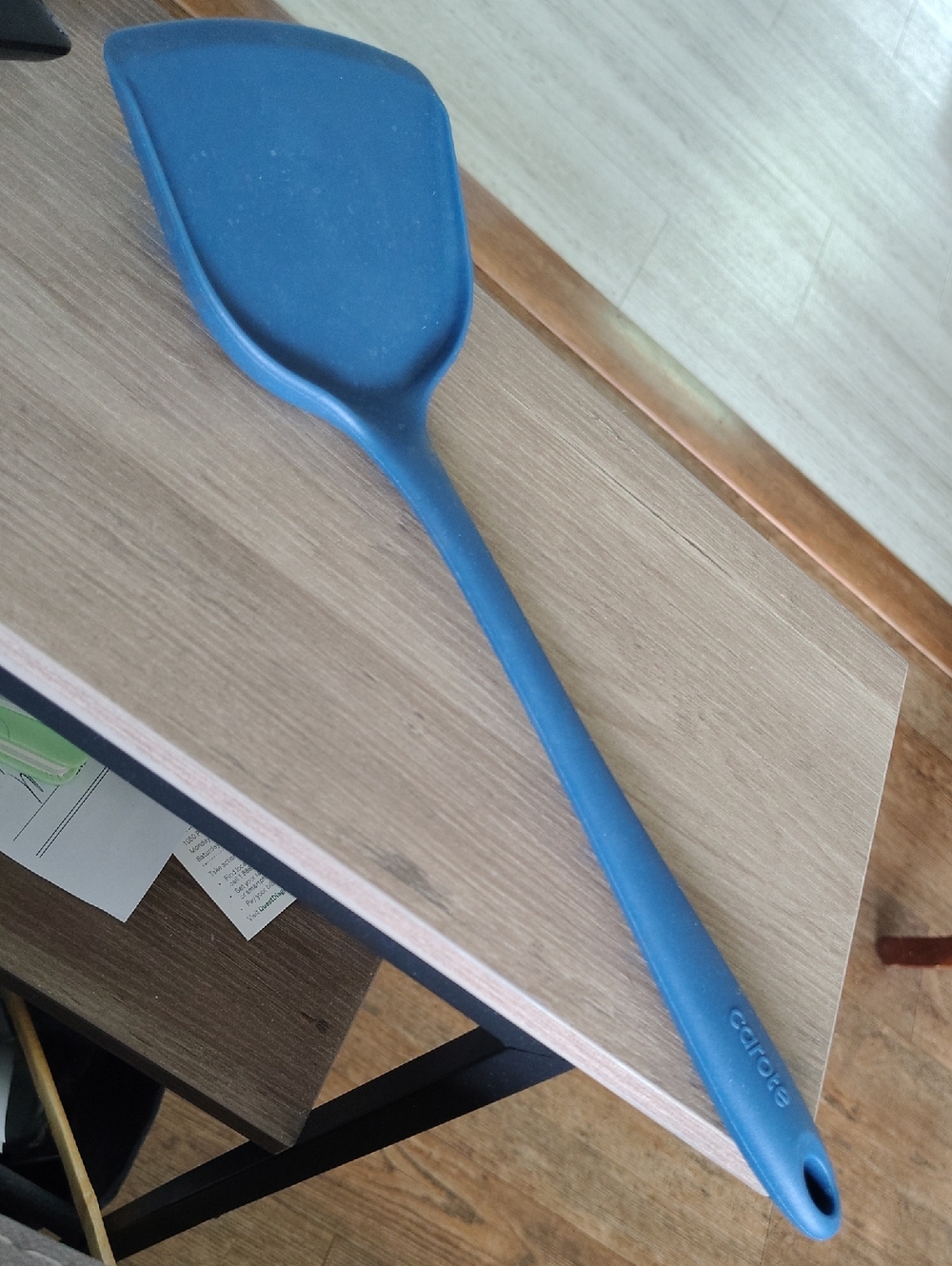 13" Blue Silicone Carote Spatula